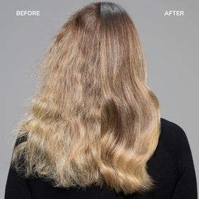 COLOR WOW pump dispensing conditioner highlighting easy application benefit