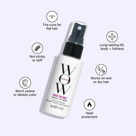 COLOR WOW in-use with blow-dry styling for all-day volume