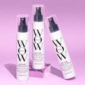 COLOR WOW styled hair in lifestyle setting demonstrating long-lasting natural volume