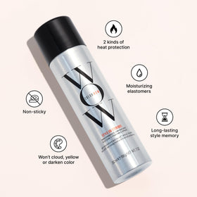 COLOR WOW fine mist spray captured in motion for even application