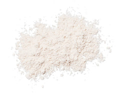 Colorescience brush opened revealing powder tip for quick oil absorption benefit