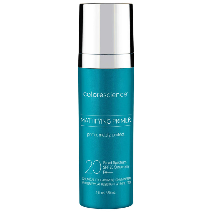 Colorescience Mattifying Perfector front tube showing packaging and SPF benefits