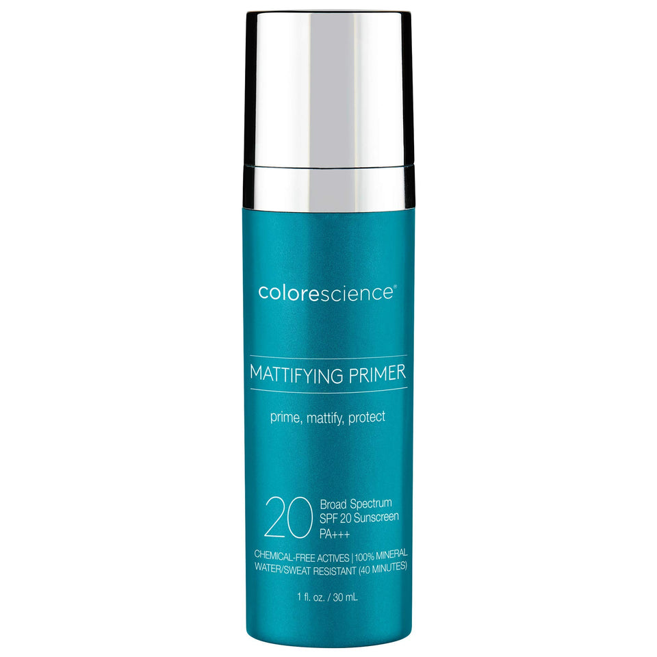 Colorescience Mattifying Perfector front tube showing packaging and SPF benefits