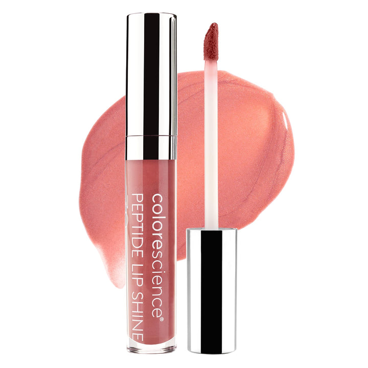 Colorescience lip shine coral front packaging showing product and label for easy identification and protection