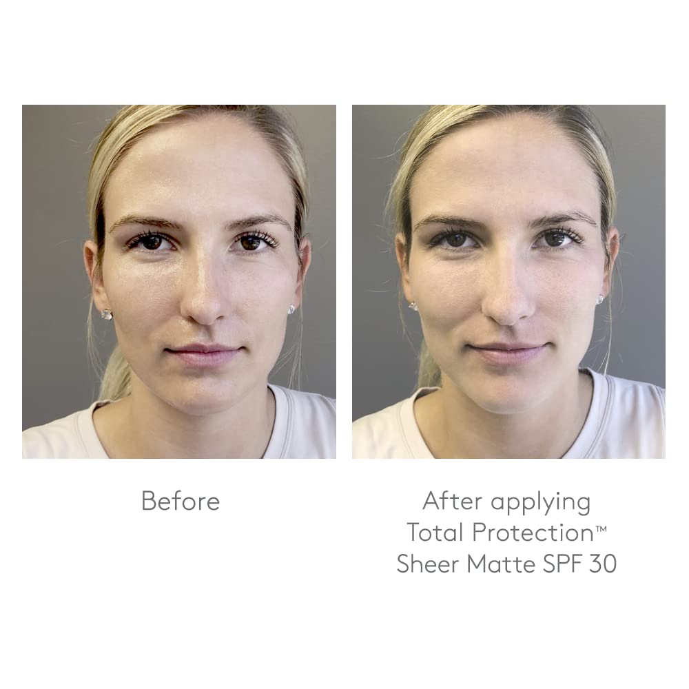 Colorescience brush beside coin showing travel size for on-the-go protection benefit
