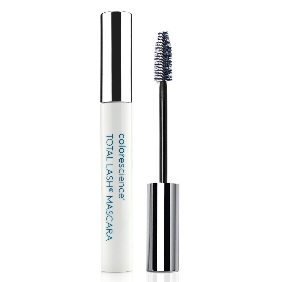 Colorescience total lash wand and tube showing applicator and packaging benefit