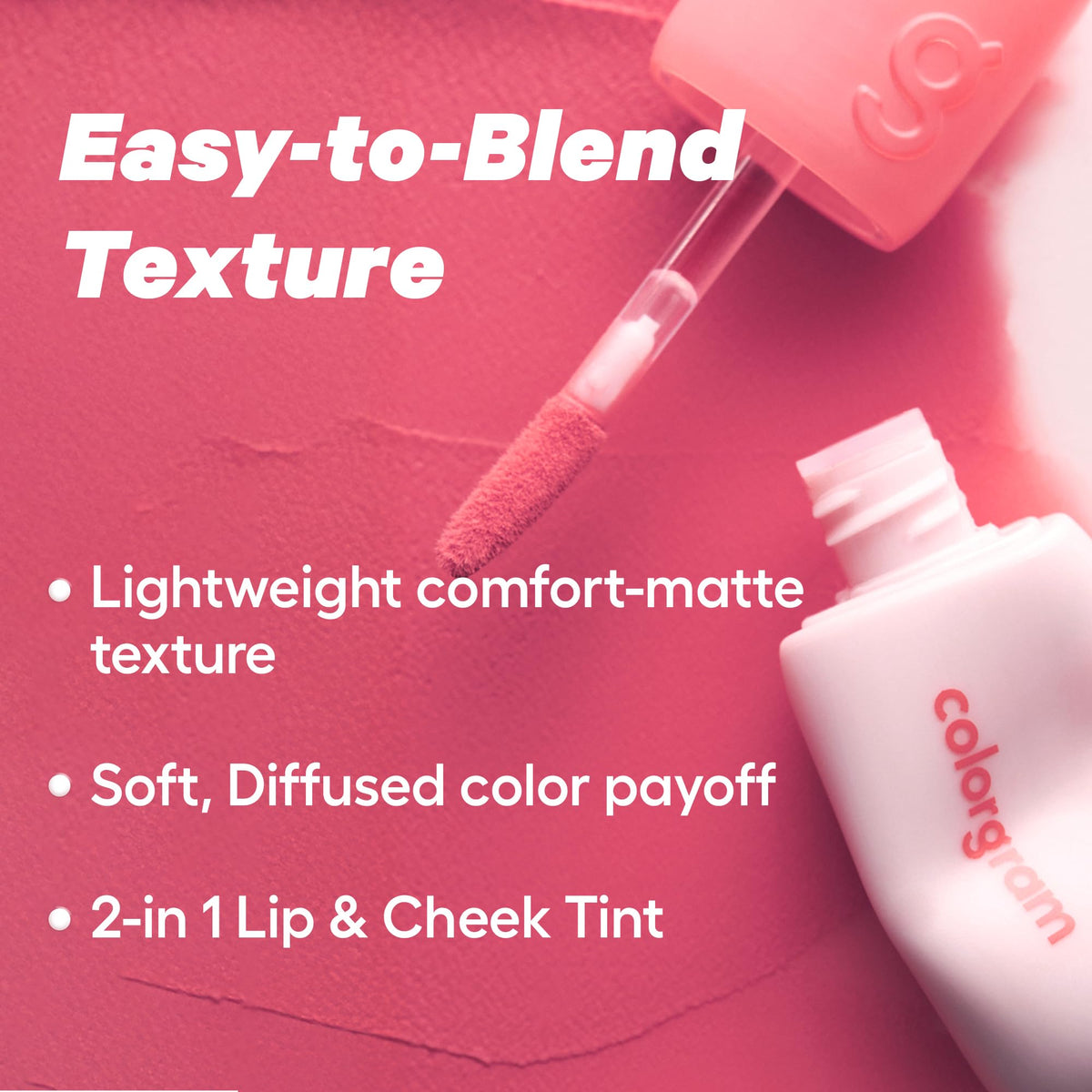 COLORGRAM applicator close-up showing wand texture for controlled application