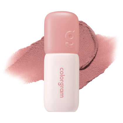 COLORGRAM tube front view showing compact travel-friendly design and clean finish