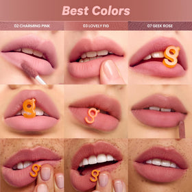 COLORGRAM cheek swatch blending into skin to show soft-focus blurring effect