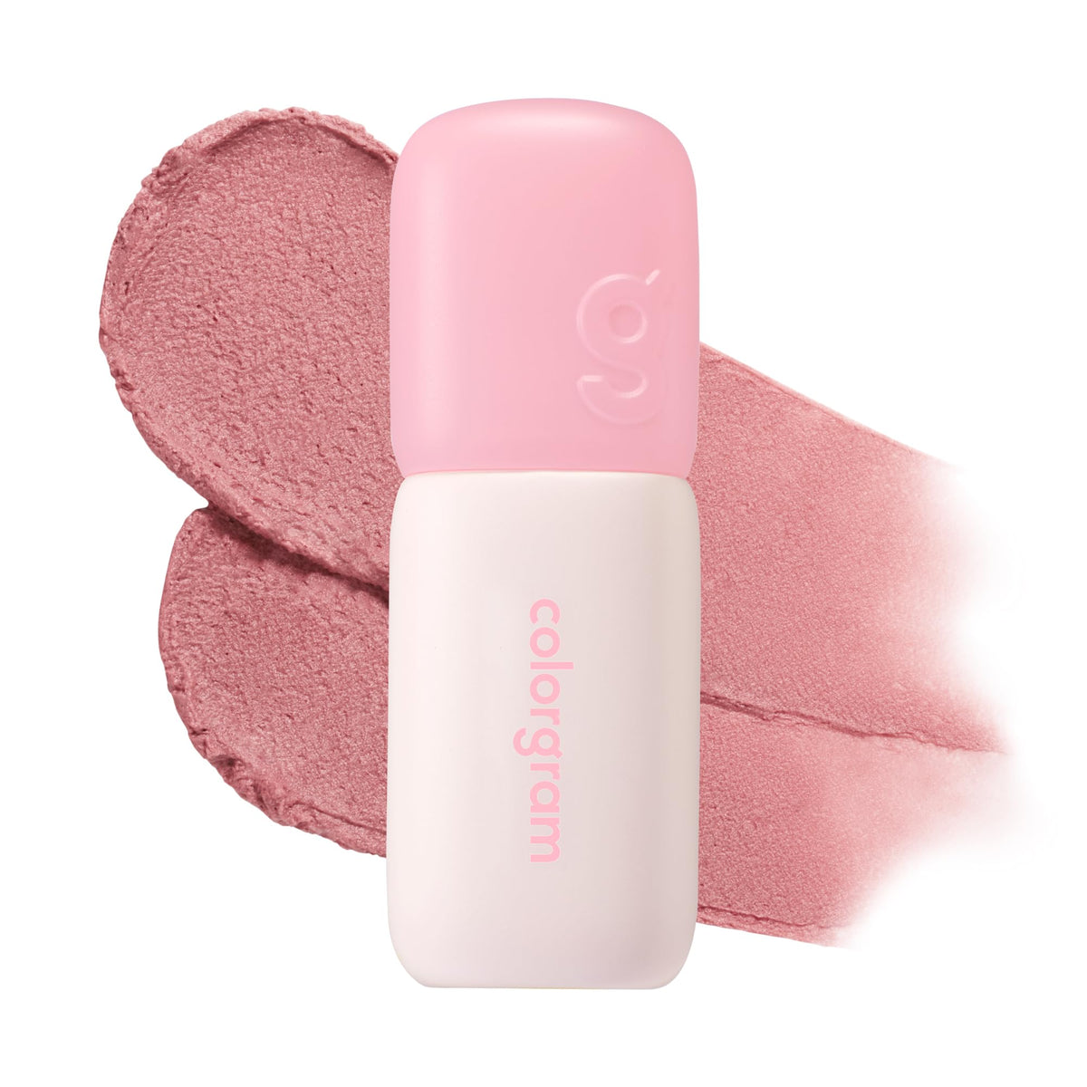 COLORGRAM tube front view showing sleek compact design and easy dispensing