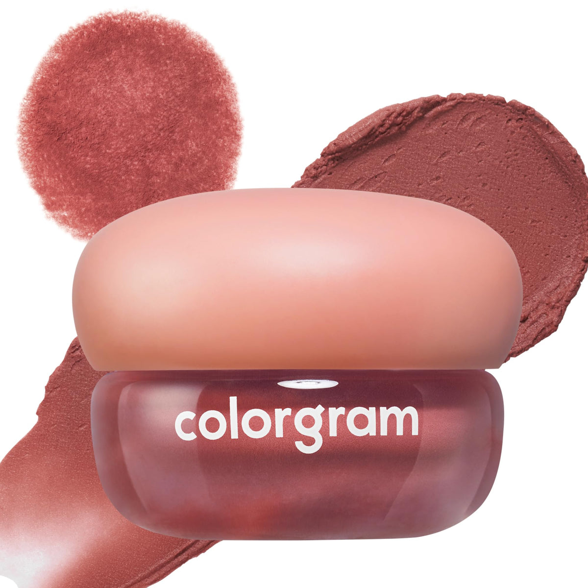 COLORGRAM pudding pot front view showing sleek jar and shade label for easy identification