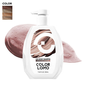COLORLOMO lifestyle bathroom shelf display suggesting salon-like results at home
