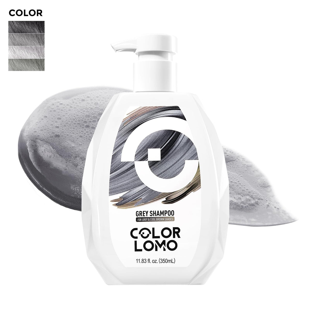 COLORLOMO shampoo in a modern bathroom scene highlighting salon-quality care at home