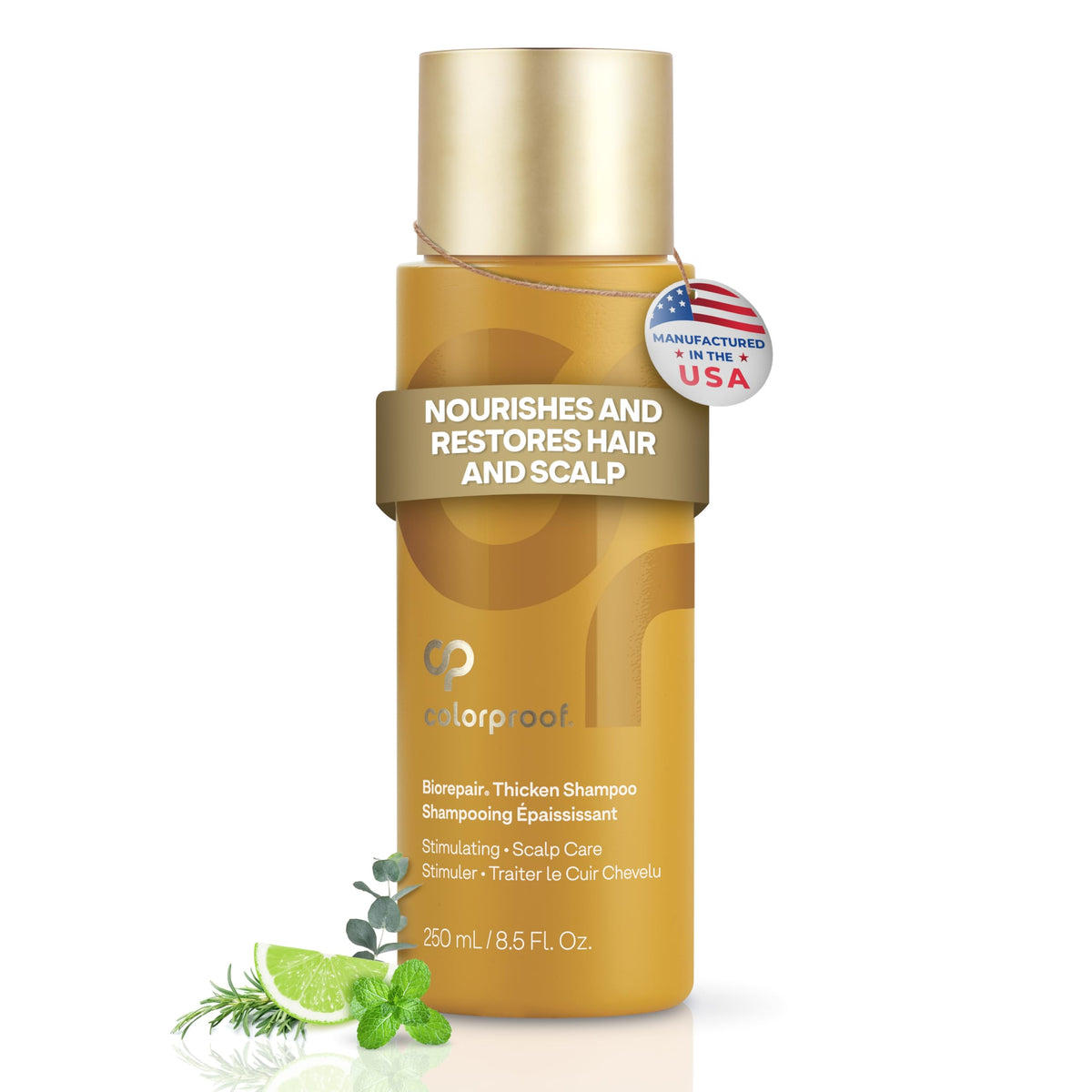 ColorProof front bottle view showing product and size with clear branding benefit