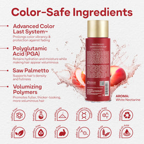 ColorProof close-up foam texture demonstrating gentle lather and cleansing