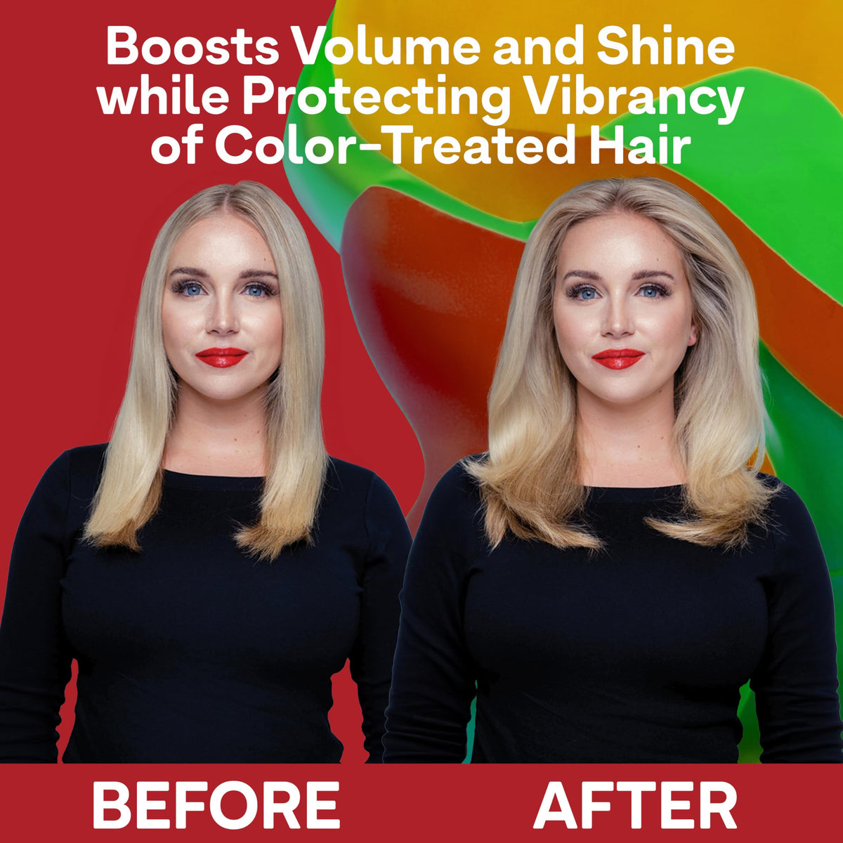 ColorProof conditioner in bathroom setting implying salon-fresh results