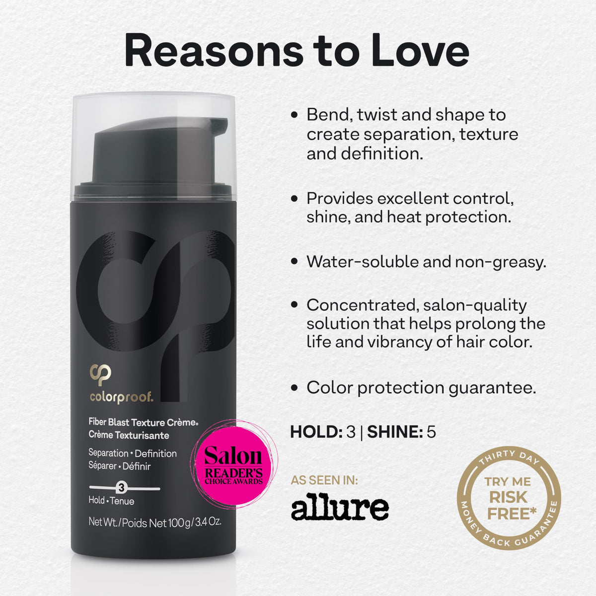 ColorProof cream on hands demonstrating smooth application and control