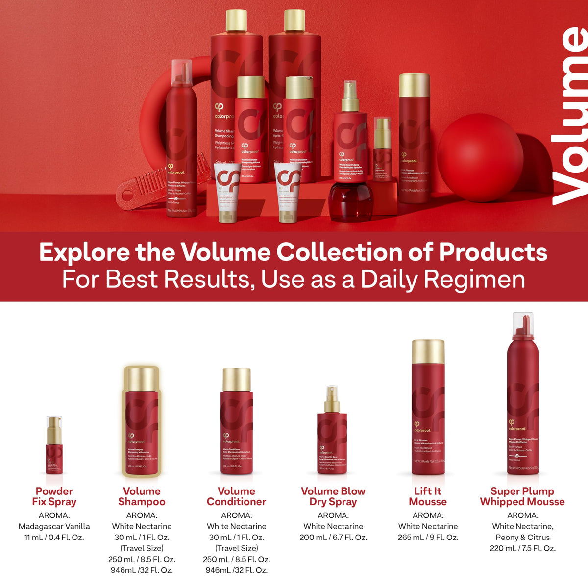 ColorProof label and ingredients close-up showing vegan color-safe benefits