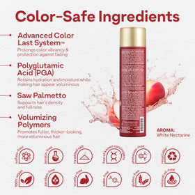 ColorProof mousse texture close-up showing airy foam for lightweight volume