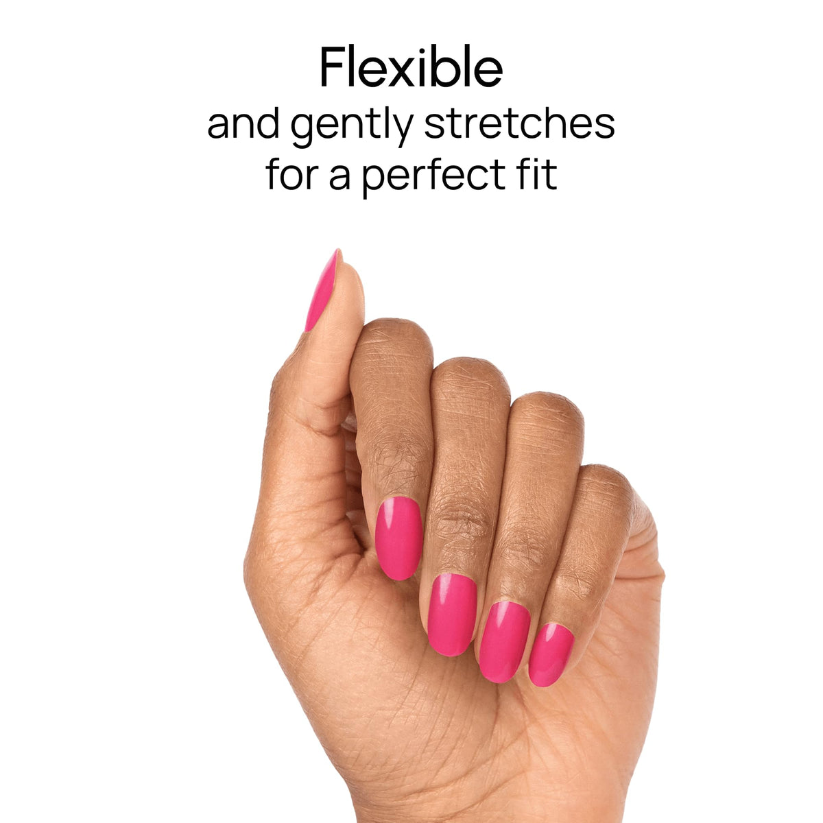 Nail size comparison with Color Street strips showing correct fit and customizable lengths