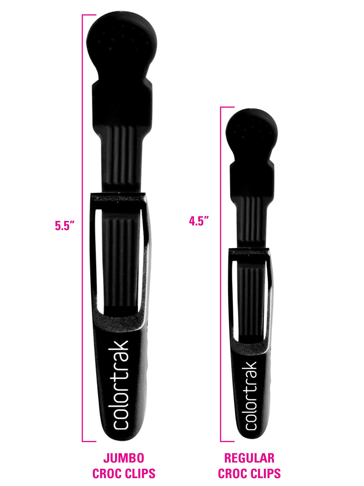 Colortrak clip with dye wipe showing stain-resistant finish for color work