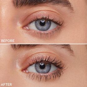 ColourPop mascara label detail displaying product name and lightweight formula