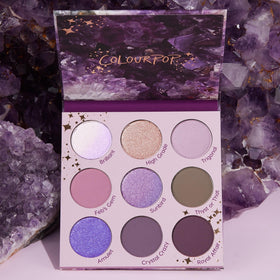 ColourPop palette held in hand to show compact size and portable convenience
