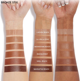ColourPop bronzer applied on cheek demonstrating natural contour and blending benefit