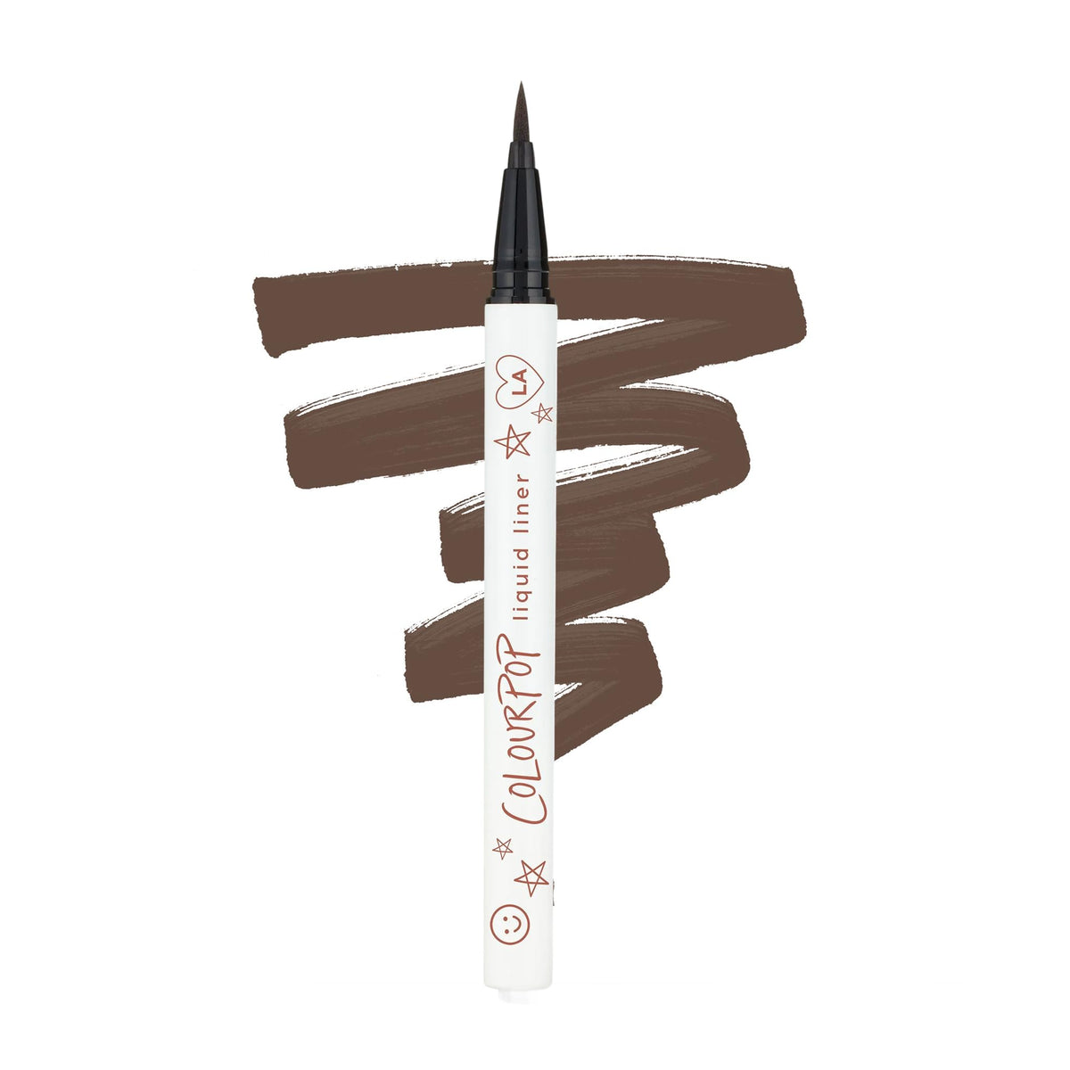 ColourPop BFF Liquid Liner front packaging showing sleek pen and label, builds precise looks