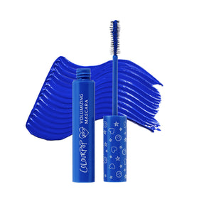 ColourPop BFF Mascara tube front view showing sleek packaging and intense black shade benefit