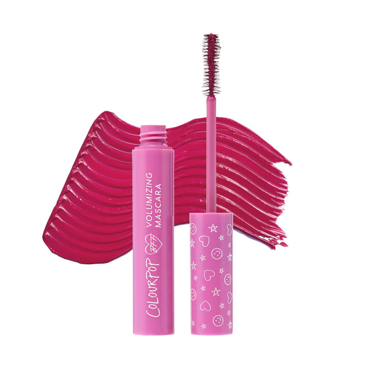 ColourPop BFF Mascara front tube showing sleek packaging and black shade benefit