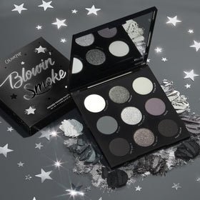 ColourPop Blowin' Smoke finished smoky eye demonstrating depth and shimmer