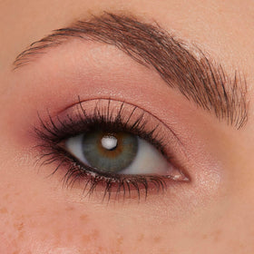 ColourPop Blush Baby applied on eyelid demonstrating true-to-pan color payoff