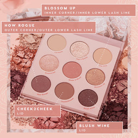 ColourPop swatches on arm displaying true-to-pan matte tones for easy color matching