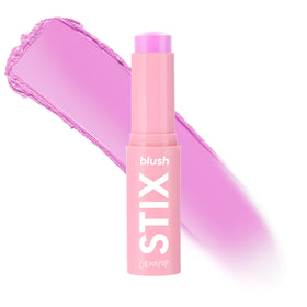 ColourPop Blush Stix front view showing Digicam shade and slim stick packaging for easy use