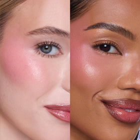 ColourPop Blush Stix arm swatch demonstrating buildable color and blendability benefit