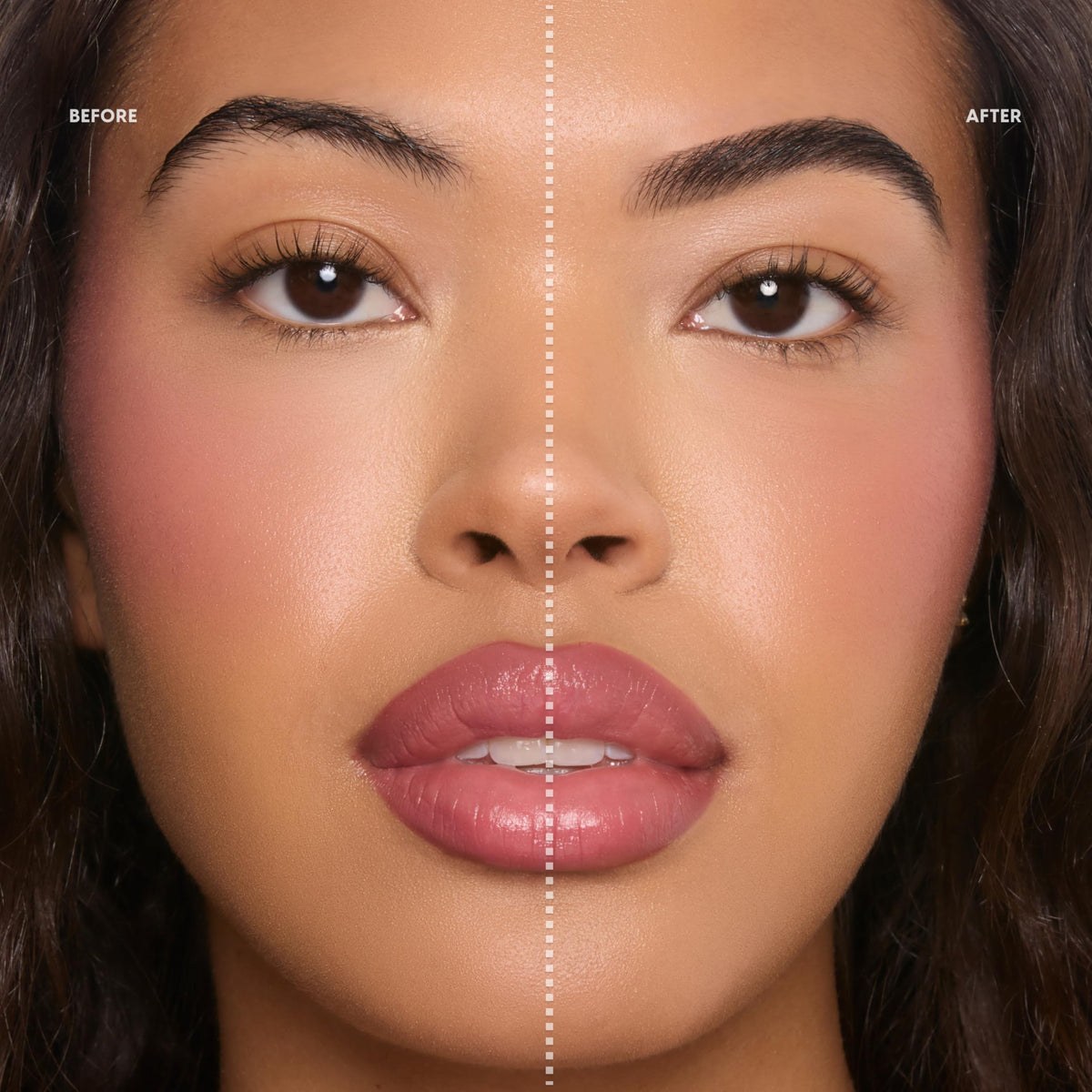 ColourPop Brow Boss before and after brows demonstrating lifted, laminated effect and hold