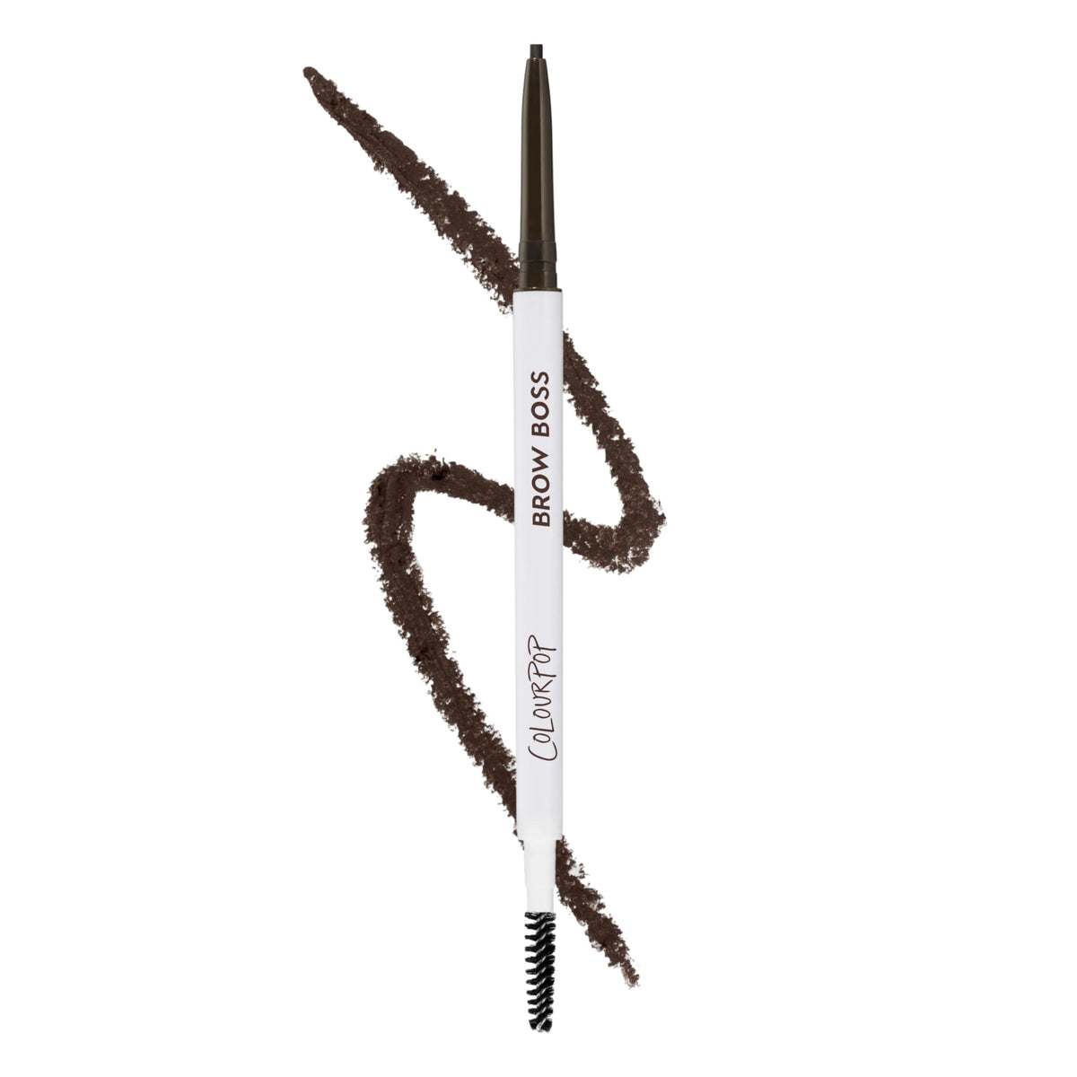 ColourPop Brow Boss front packaging showing pencil and shade for easy selection