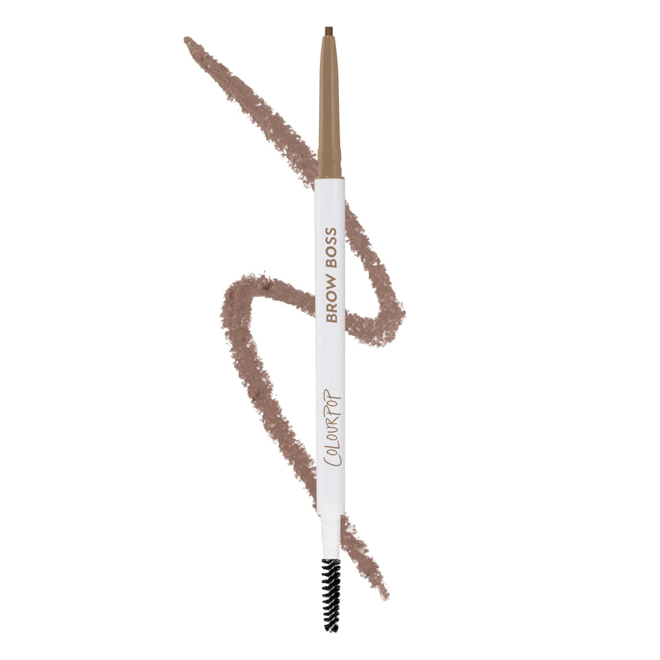 ColourPop Brow Boss front tube in taupe showing compact design and everyday use