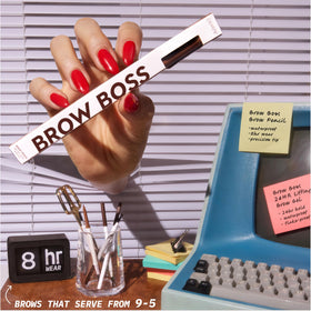 ColourPop Brow Boss held in hand to show scale and travel-friendly size