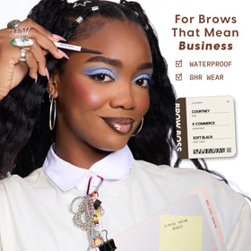 ColourPop Brow Boss spoolie detail blending product for even, groomed brows and smooth finish