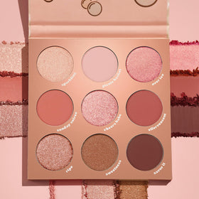 ColourPop pans close-up highlighting pigments and blendability benefits