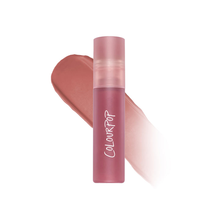 ColourPop Cloud Whip front tube showing packaging and brand, highlights wearable color