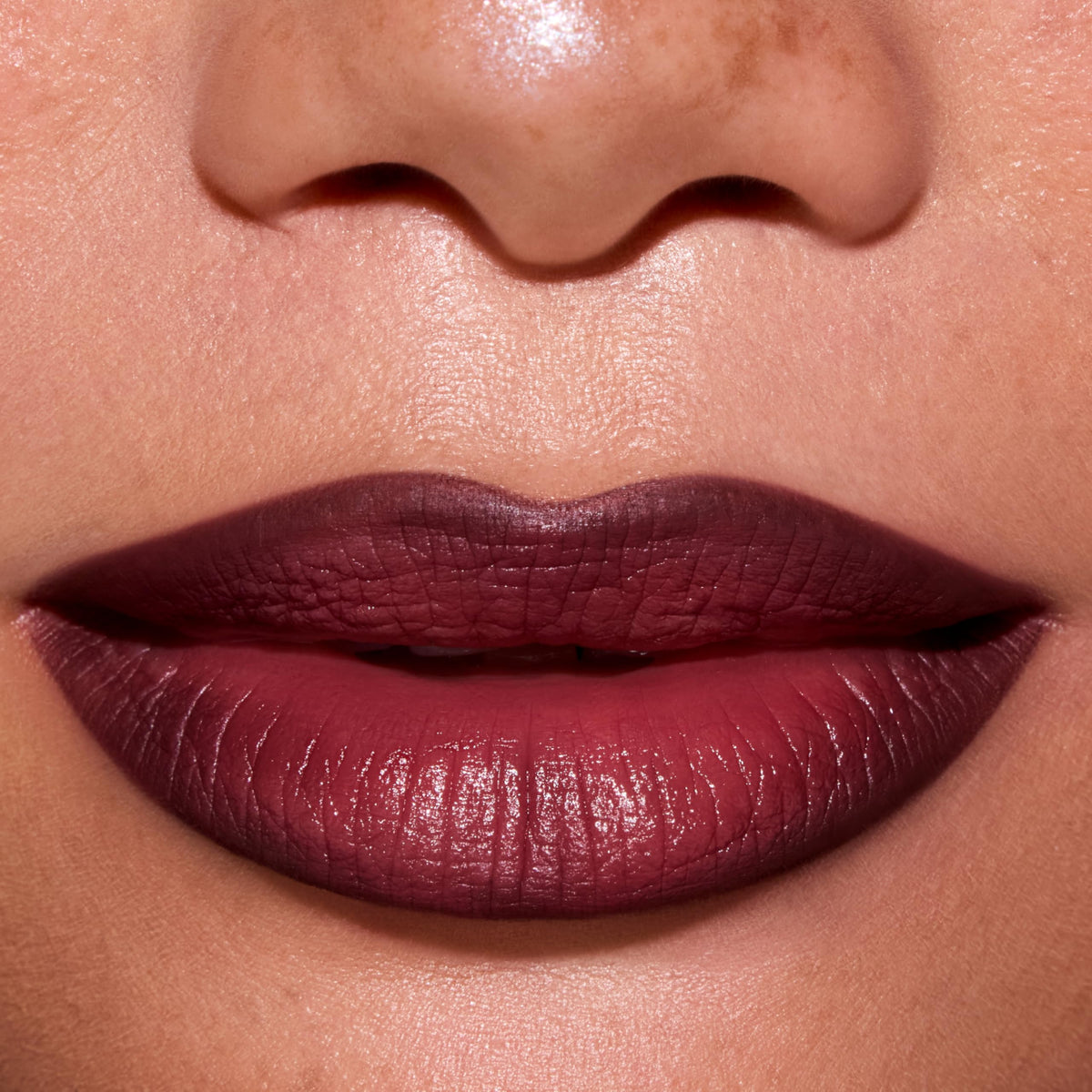 ColourPop cream-finish texture close-up showing smooth, non-drying coverage
