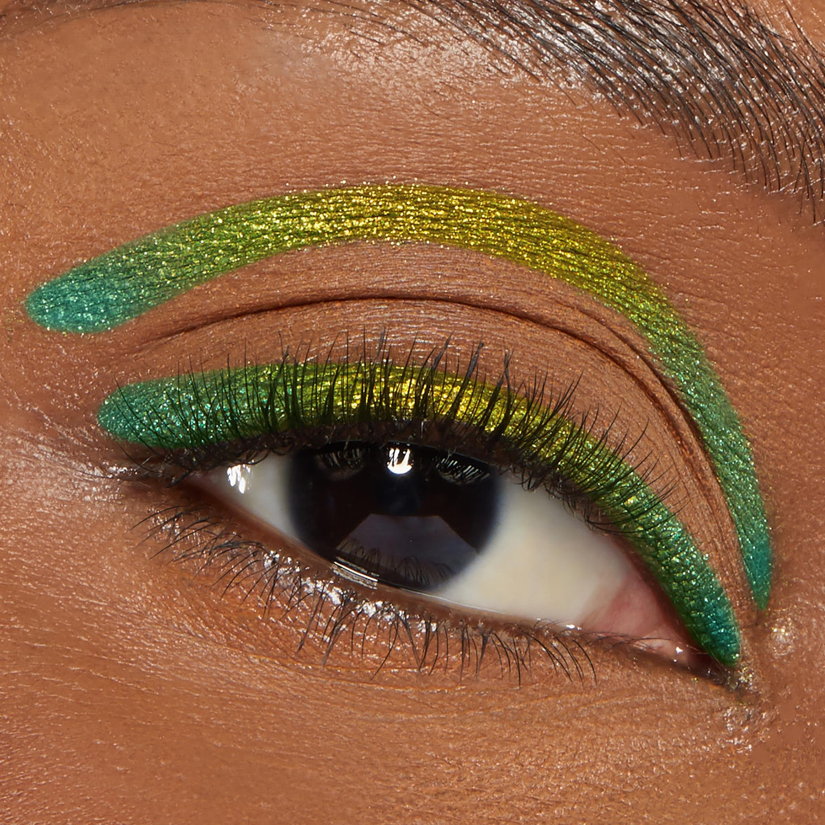 ColourPop swatch strokes displaying matte and metallic pigments for rich payoff