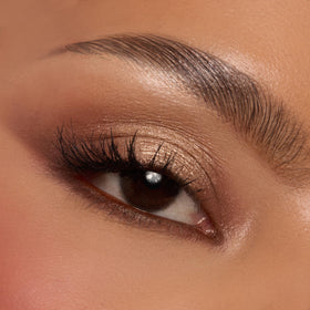 ColourPop Deja Brew metallic lid close-up highlighting reflective finish for luminous eyes