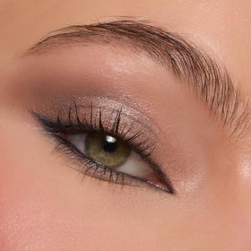 ColourPop Deja Brew matte-sparkle detail showing subtle glitter for textured highlights
