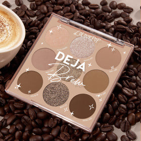 ColourPop Deja Brew back packaging label showing ingredients and product information clearly