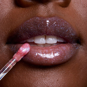 ColourPop Courageous Rapunzel gloss texture droplet highlighting smooth, non-sticky formula