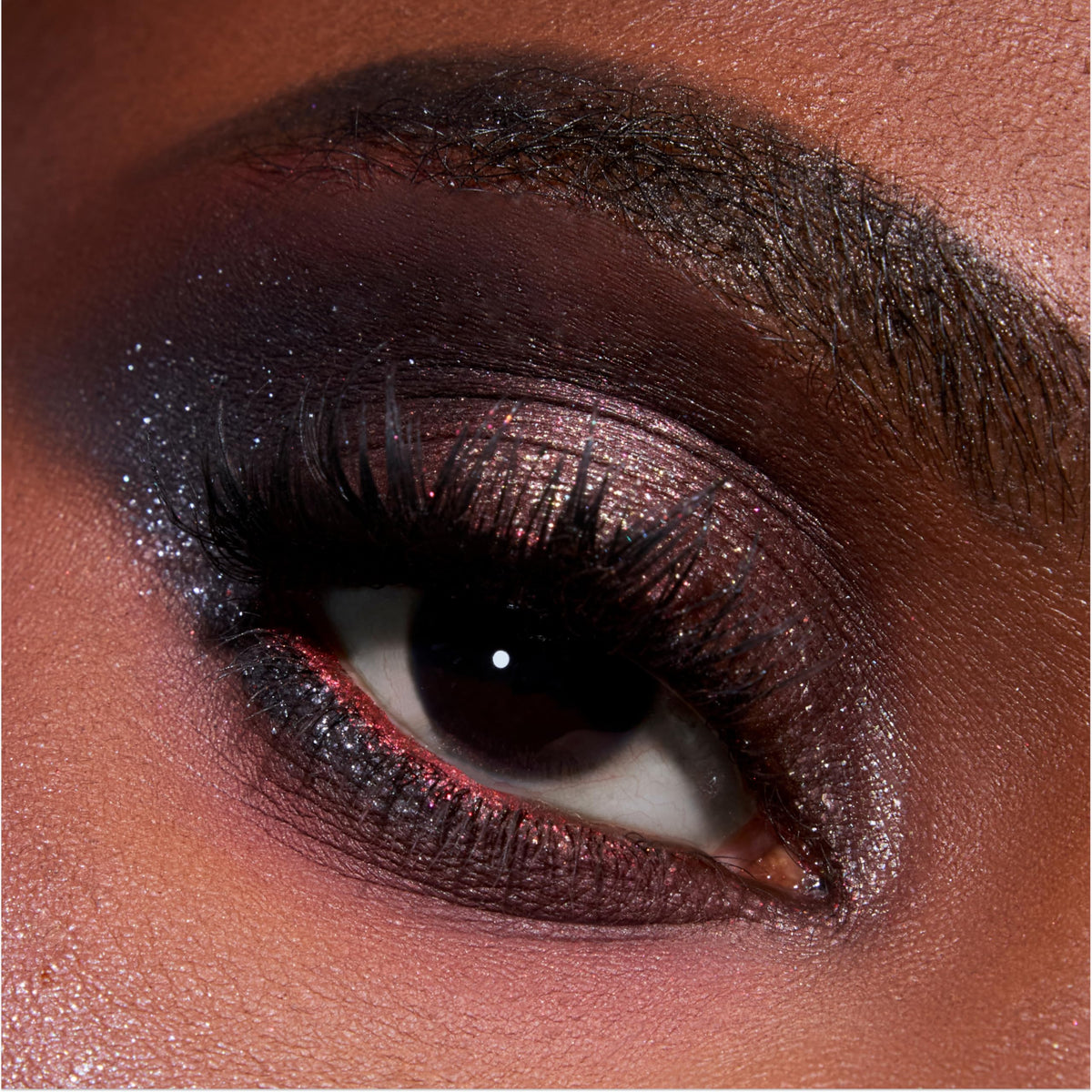 ColourPop eclipse glitter texture close-up reveals sparkle adhesion and minimal fall-out